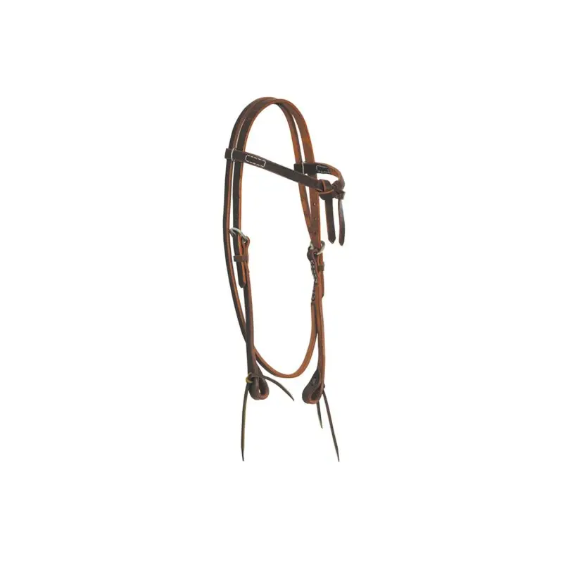 Miglior Prezzo Lakota Saddlery Testiera marrone cuoio grasso con fiocco