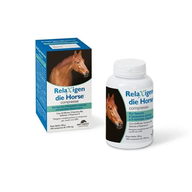 NBF Lanes Relaxigen Die Horse compresse integratore per cavalli Promozione Esclusiva