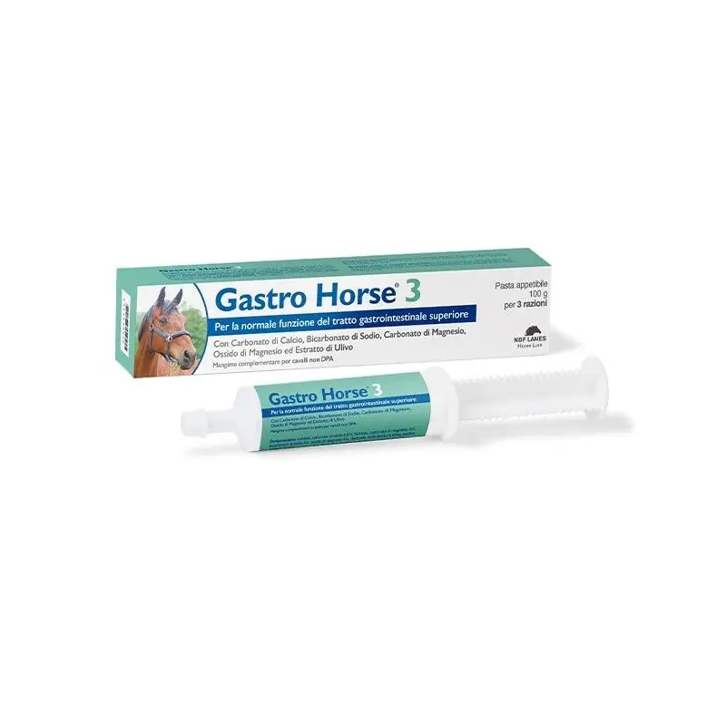 NBF Lanes Gastro Horse 3 pasta 100g integratore per cavalli Ordina Subito