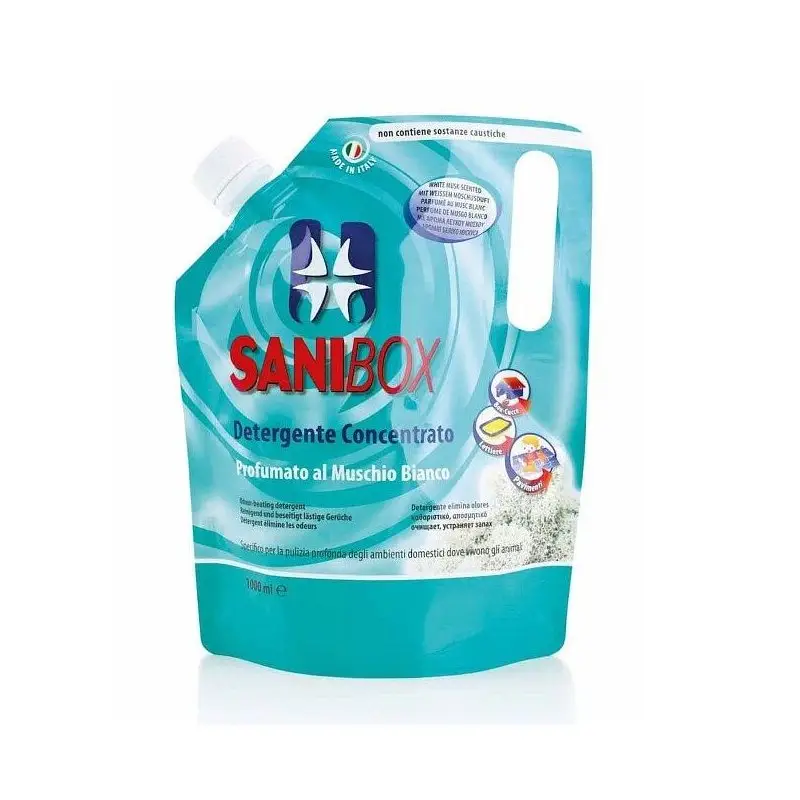Sanibox Muschio Bianco detergente igenizzante Novità