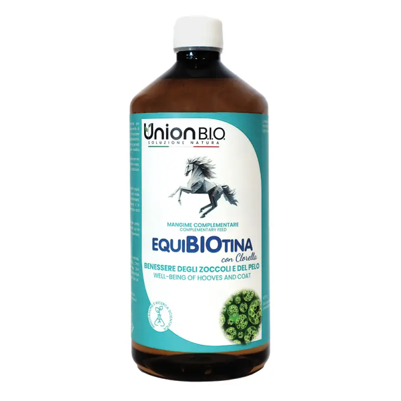 Union Bio Equibiotina 1Lt Zoccoli, pelo e difese immunitarie Prezzo Ridotto
