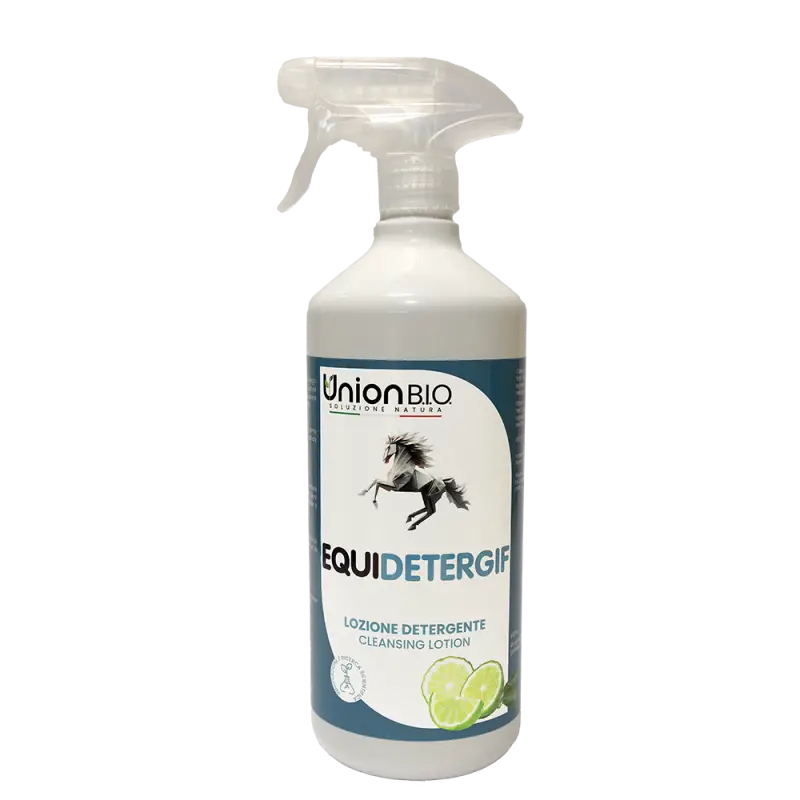 Popolare Union Bio Equidetergif 1 litro lozione detergente per cavallo