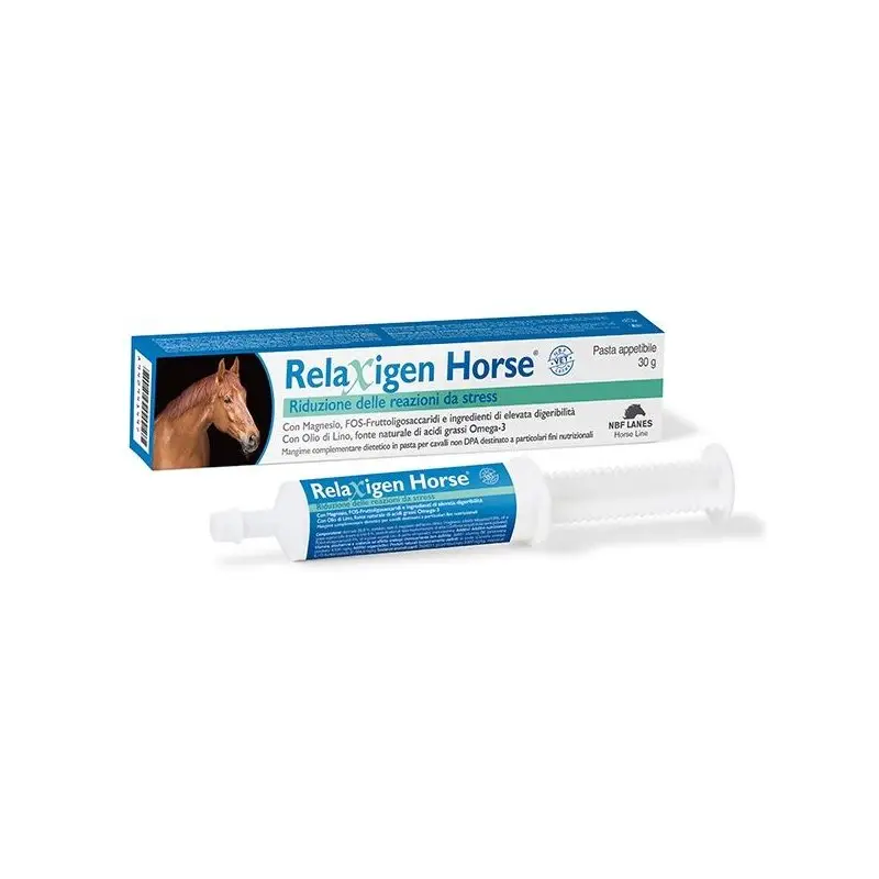 NBF Lanes Relaxigen Horse 30g integratore per cavalli Ultimissimo Modello