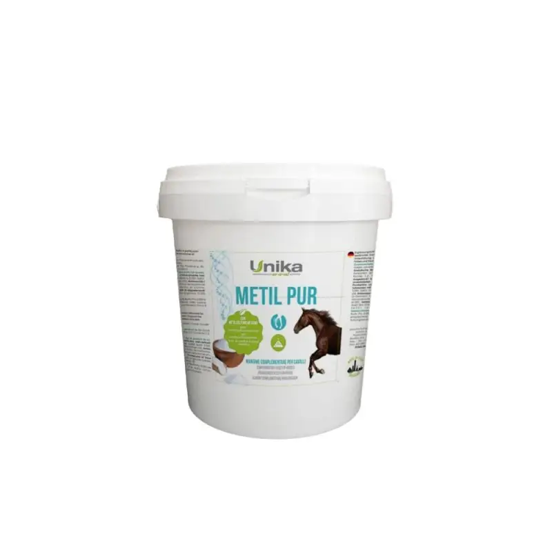 Nuovo Arrivo Unika Metil Pur 1Kg supporto osteoarticolare per cavalli