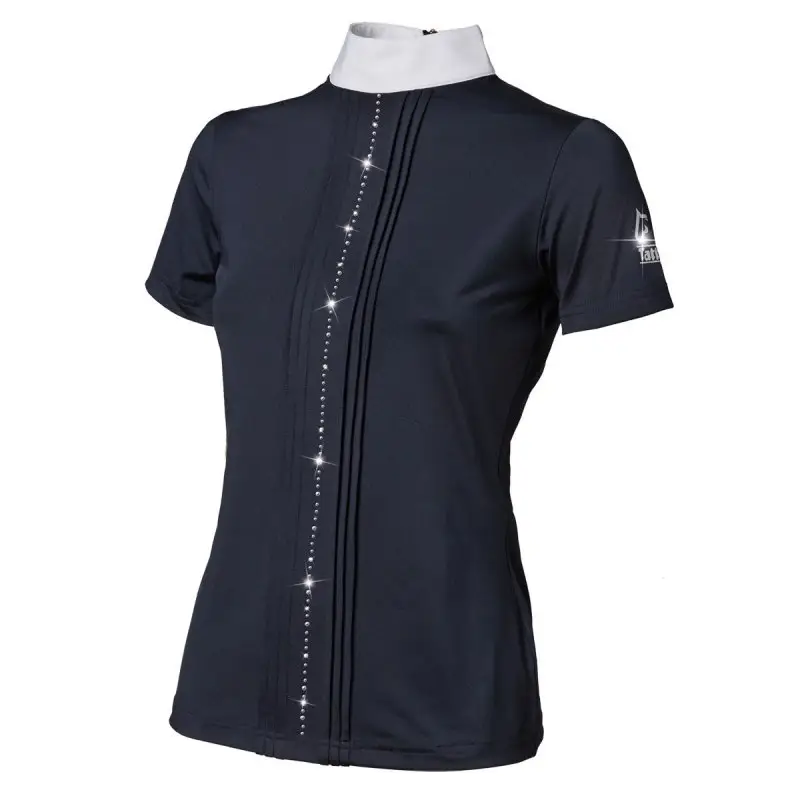 Tattini Maglia da Concorso Donna con fila di Strass Offerta Lampo