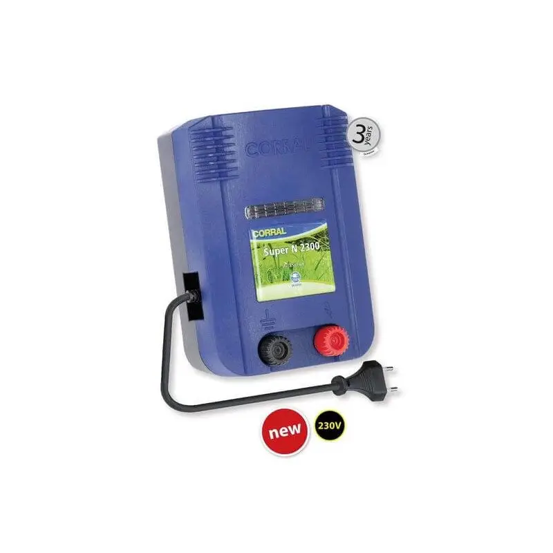 Elettrificatore Corral Super N2300 a corrente 230v per recinto elettrico Esclusivo