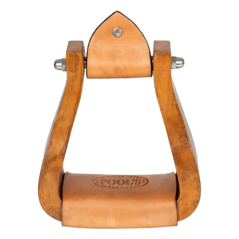 Pool's Equitazione Staffe Western YS Wide in legno Prezzo Ridotto