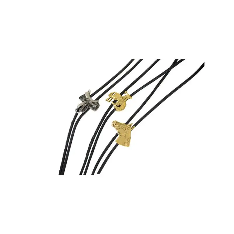 Offerta Speciale Pool's Equitazione Bolo in cuoio con placca in metallo