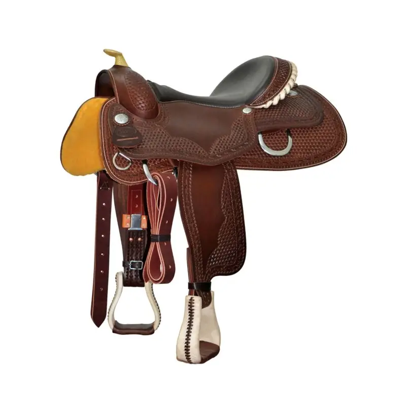 Pool's Equitazione Sella western Reiner Raw Butterfly Direttamente Dal Produttore