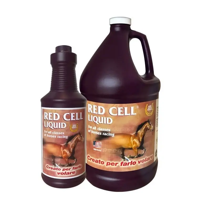 Miglior Prezzo Horse Health Products Red Cell Liquid Supplemento vitaminico per il cavallo atleta