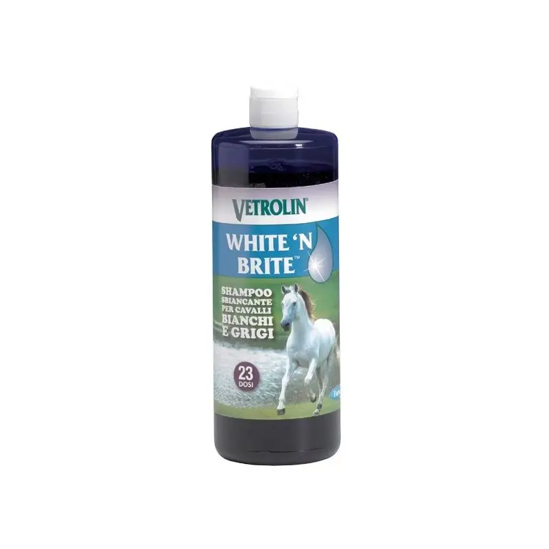 Quantità Limitata Farnam Vetrolin White'n Brite 946ml shampoo per manti bianchi e grigi