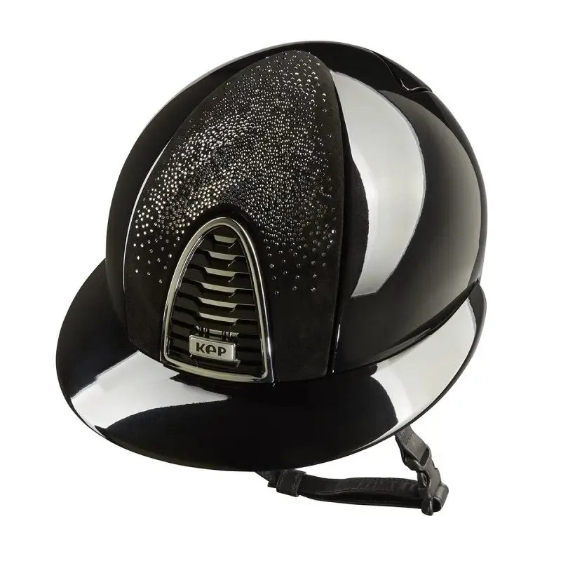 Kep Italia Cromo 2.0 Nebula Silver Polish Nero visiera polo Esclusivo
