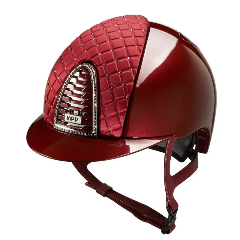 Ultime Pezzi Kep Italia Cromo 2.0 Milano Collection Metal Bordeaux fronte Raso e Swarovsky