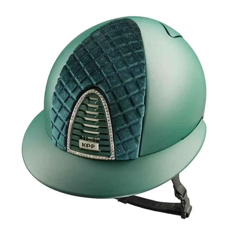 Super Prezzo Kep Italia Cromo 2.0 Milano Collection Textile Verde Jaguar fronte velluto visiera polo