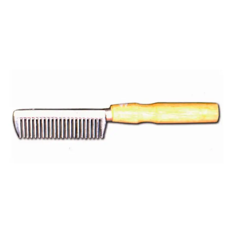 Consegna Rapida Tattini Pettine con manico in legno