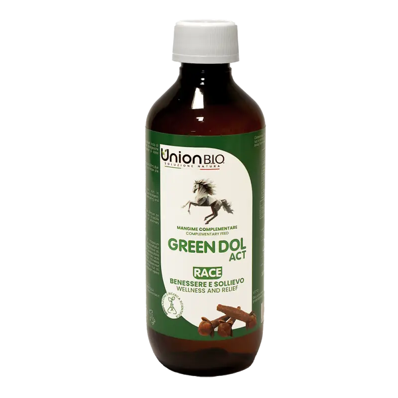 Occasione Imperdibile Union Bio Green DOL Act 200ml coadiuvante nel dolore per cavalli