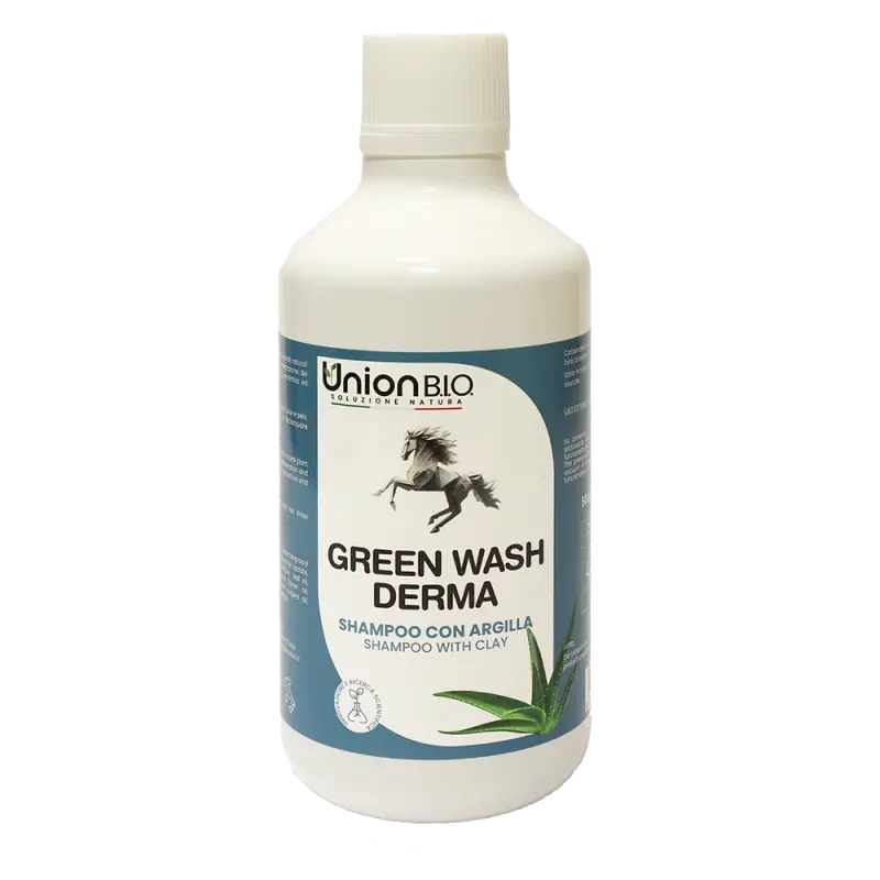 Offerta Limitata Union Bio Green Wash Derma shampoo per cavalli