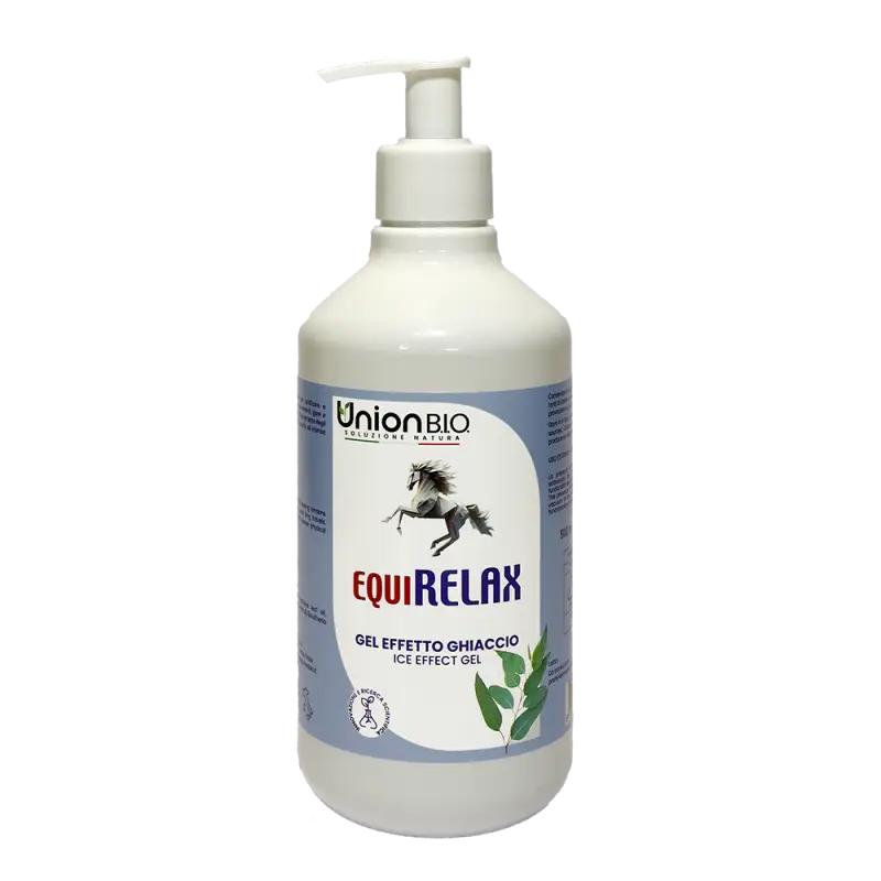 Ultimissimo Modello Union Bio Equirelax 500ml gel effetto ghiaccio per cavallo