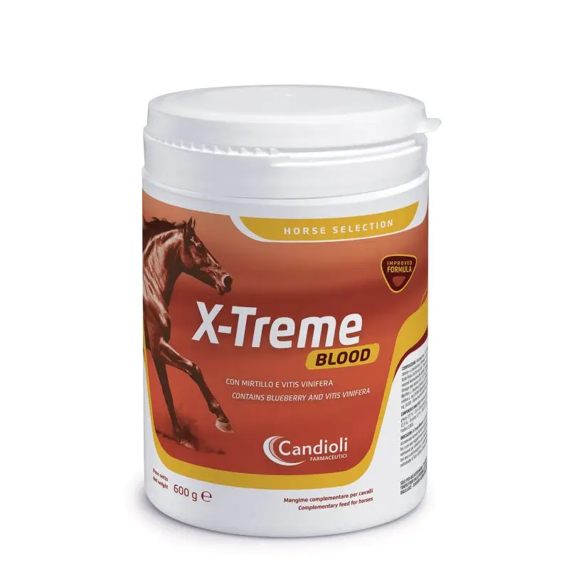 Promozione Candioli XTreme Blood 600g integratore metabolico per cavalli