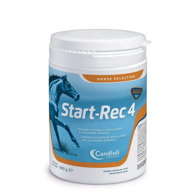 Sconto Candioli Start Rec 4 800g integratore da prestazione per cavalli sportivi