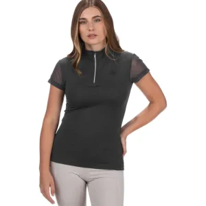 Sconto T-shirt funzionale con zipMesh Breezy