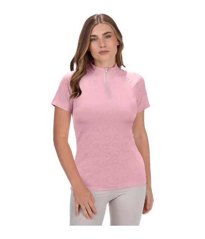T-shirt funzionale con zip Clea Ultime Pezzi