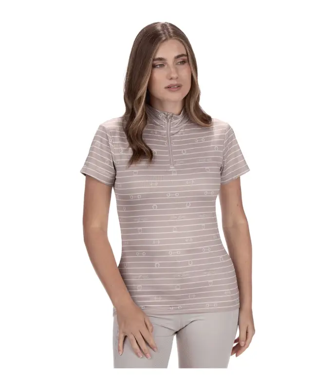 T-shirt funzionale con zip Mari Offerta