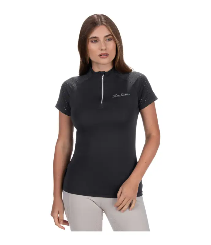 T-shirt funzionale con zip Julie Più Venduto