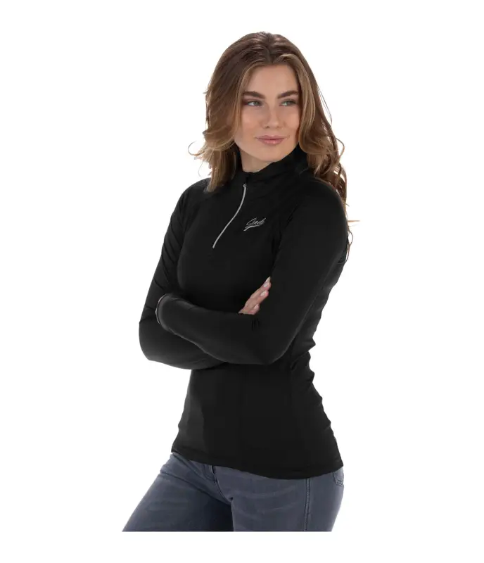 Saldi Maglia funzionale a maniche lunghe con zip Lea