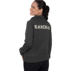 Felpa con mezza zip Reign Soddisfatti O Rimborsati