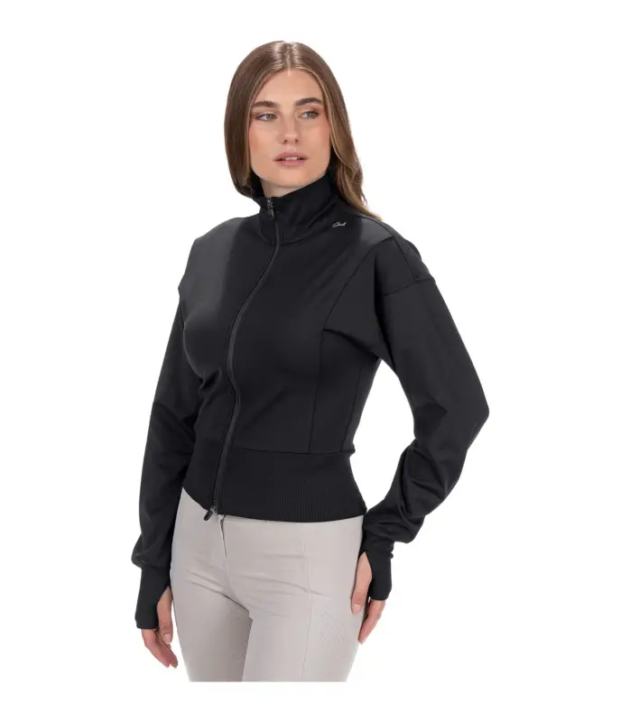 Prezzo Basso Felpa cropped con zip Leana