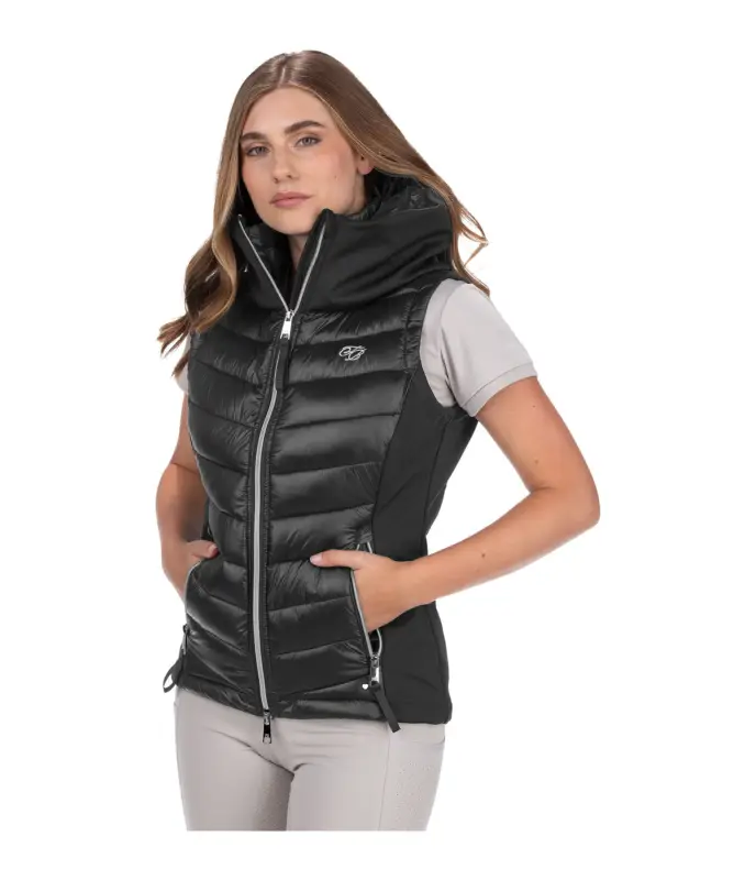Soddisfatti O Rimborsati Gilet da equitazione combinato softshell con cappuccio Zoey