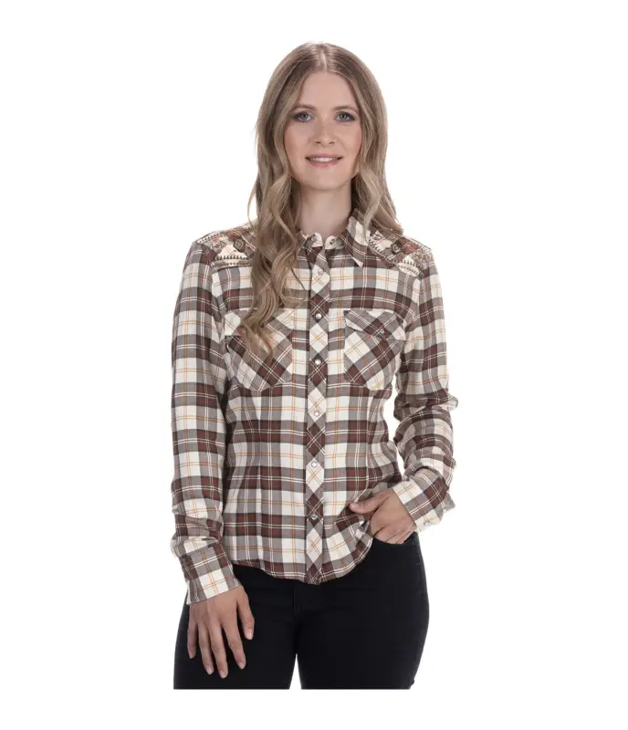 Acquista Ora Camicia a quadri Darleen