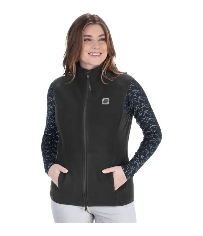 Ultimissimo Modello Gilet in pile Basic Rhea