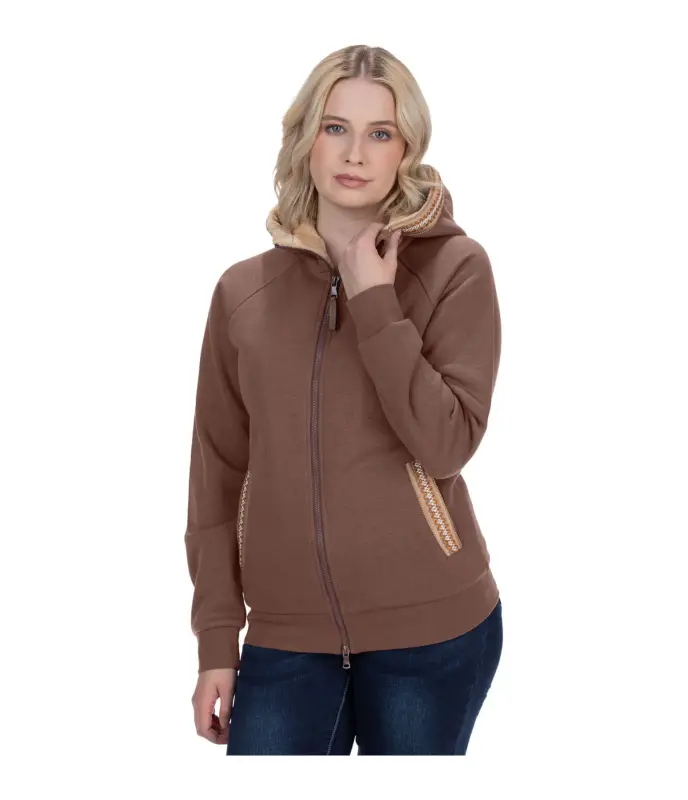 Soddisfatti O Rimborsati Felpa con cappuccio e zip Dakota