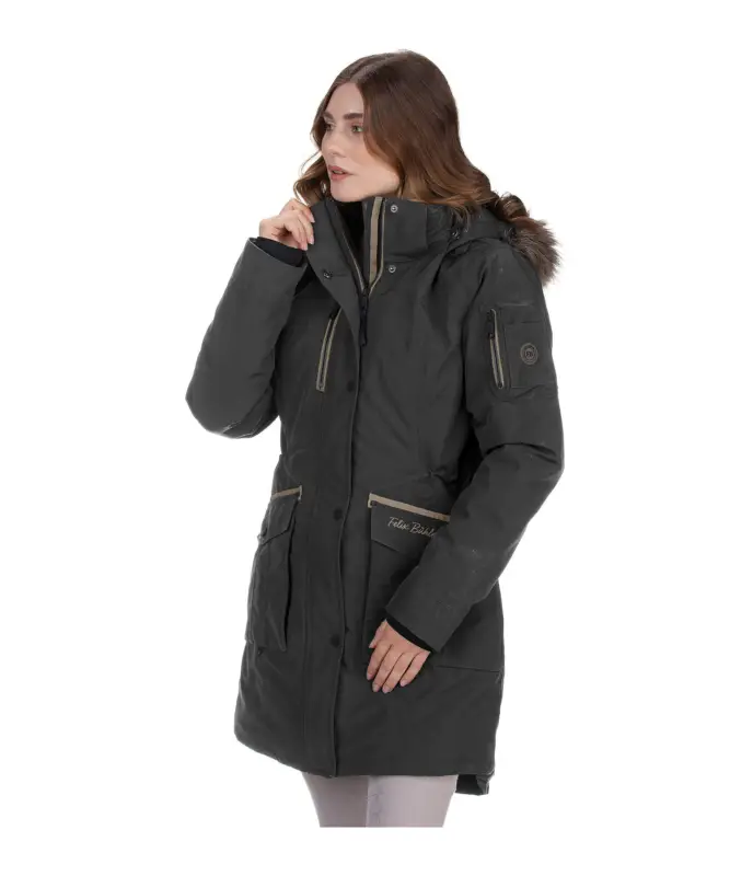 A Buon Prezzo Parka da equitazione funzionale con cappuccio Ulla