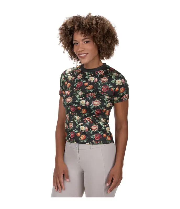 T-shirt cropped funzionale Fleur Soddisfatti O Rimborsati