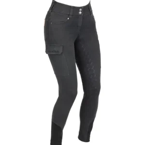 Economico Jeans da equitazione full grip a vita alta Laura