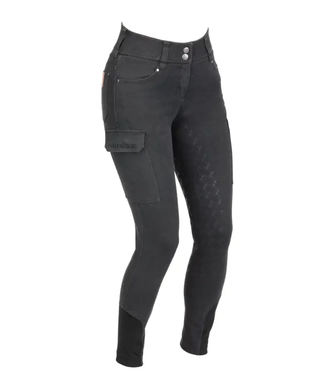 Economico Jeans da equitazione full grip a vita alta Laura