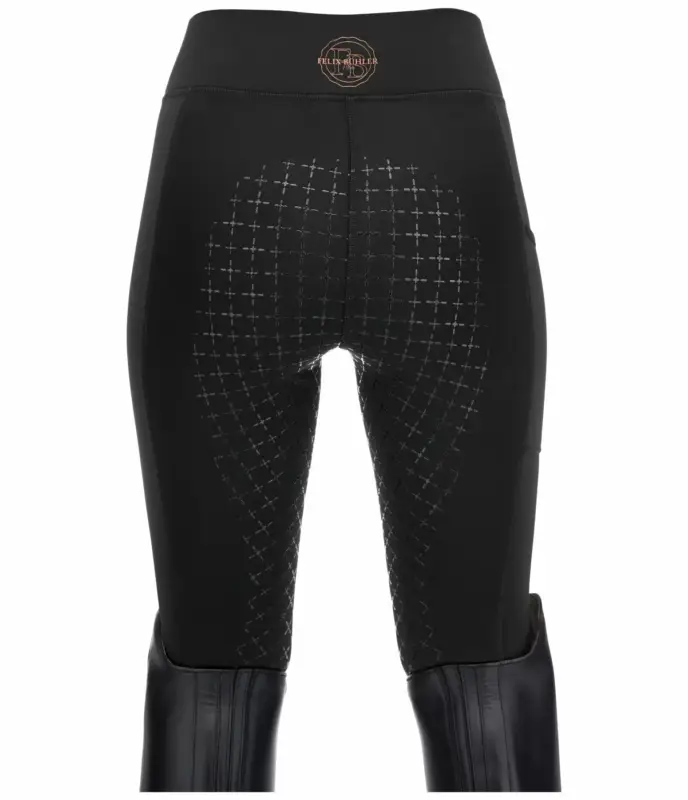 Prezzo Scontato Leggings da equitazione termici full grip per bambini Lene II