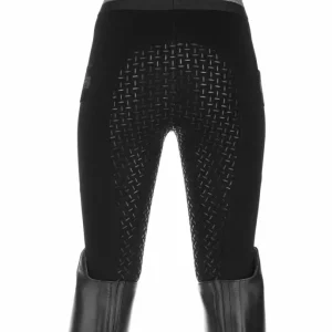 Leggings da equitazione full grip per bambini Aurelie Spedizione Espresso
