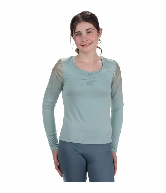 Maglia funzionale a maniche lunghe Icy Glitter per bambini e ragazzi Scelto Dai Clienti