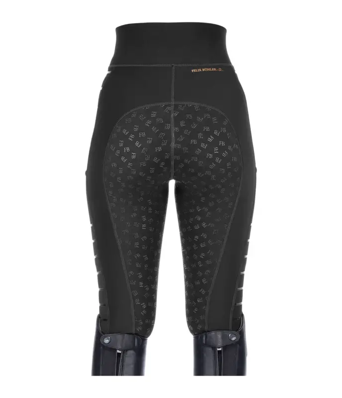Leggings da equitazione termici full grip per bambini Occasione