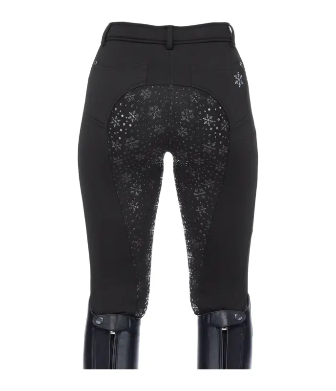 Vendita Finale Pantaloni da equitazione hybrid termici full grip per bambini Caitlyn II