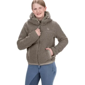 Subito Disponibile Felpa in pelliccia sintetica con cappuccio per bambini Jean
