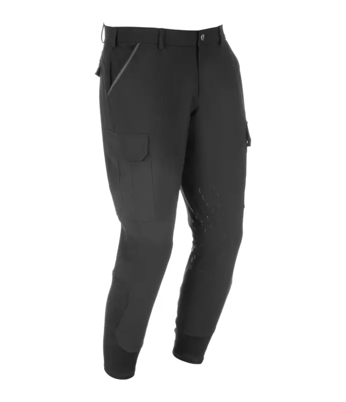 Subito Disponibile Pantaloni da equitazione hybrid da uomo con grip al ginocchio Lucas