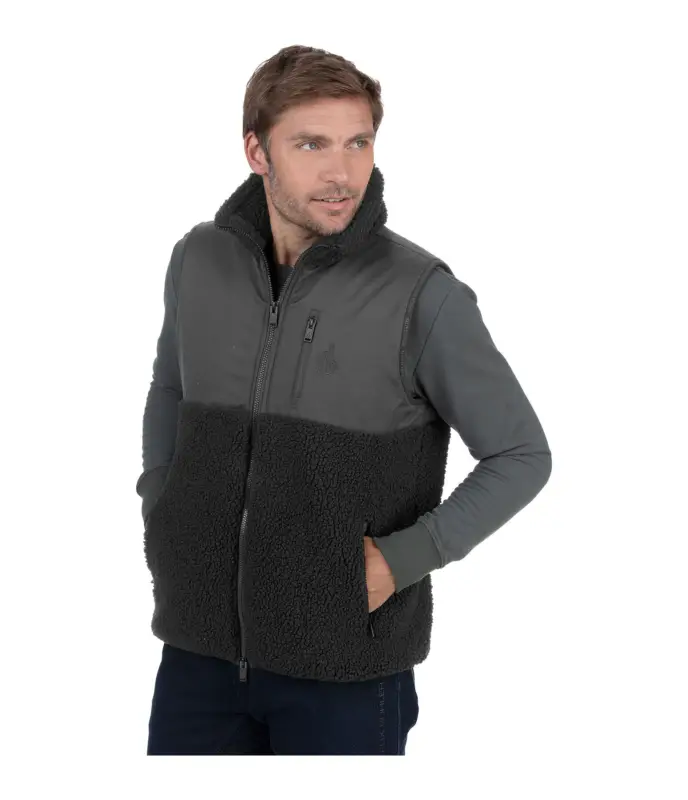 Gilet combinato con pelliccia sintetica Minnesota Reso Gratuito