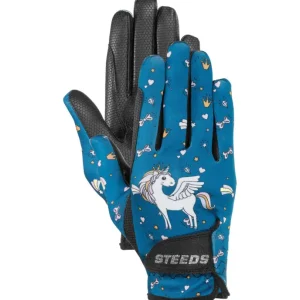Guanti da equitazione estivi per bambini Unicorn Professionale