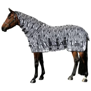 Vendita Finale Coperta antimosche Zebra Combo con protezione per la pancia