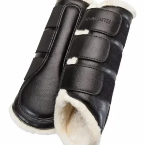 Stinchiere da dressage con pelliccia sintetica, posteriori Super Prezzo